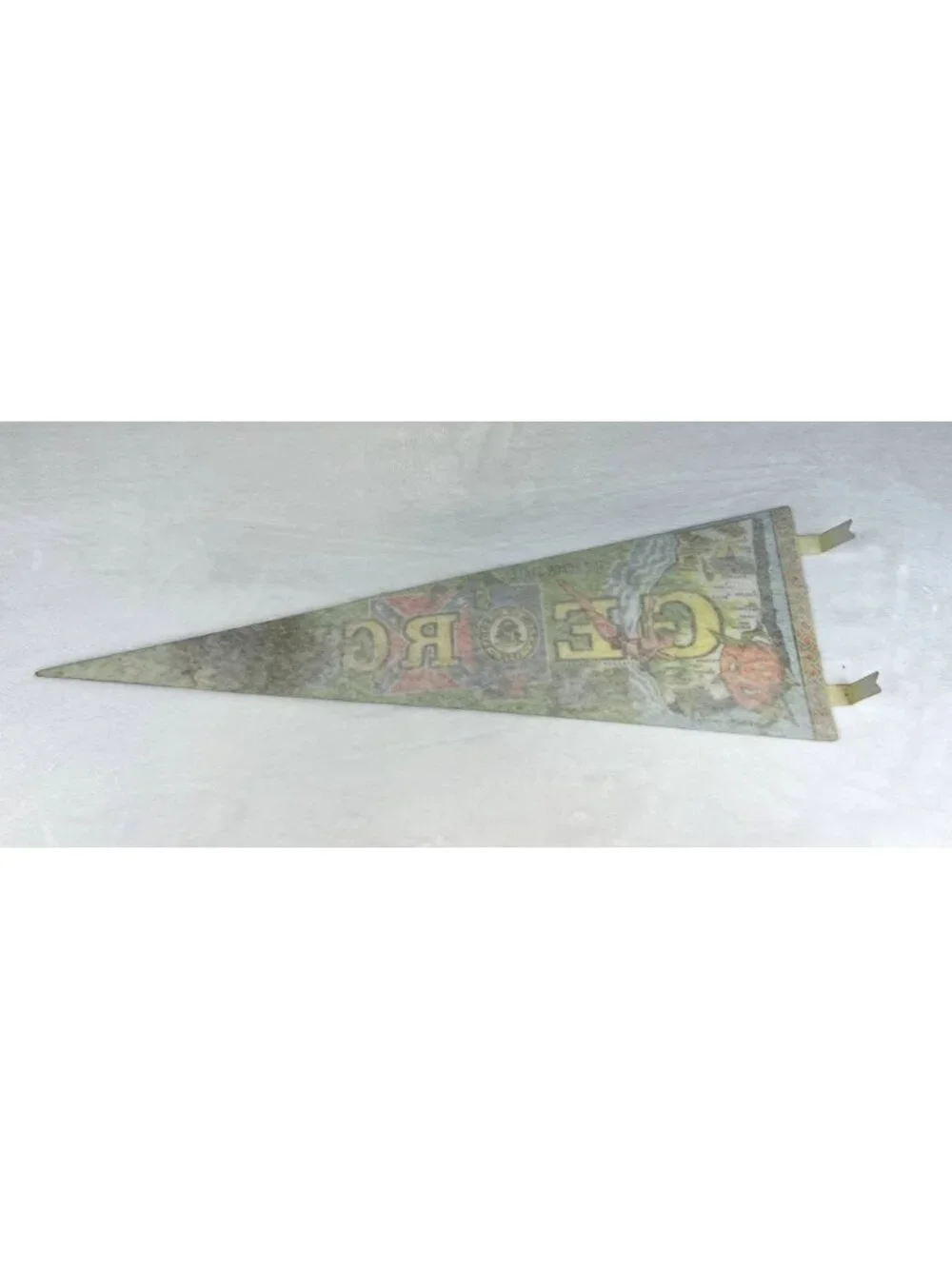Vintage 1977 Georgia State pennant